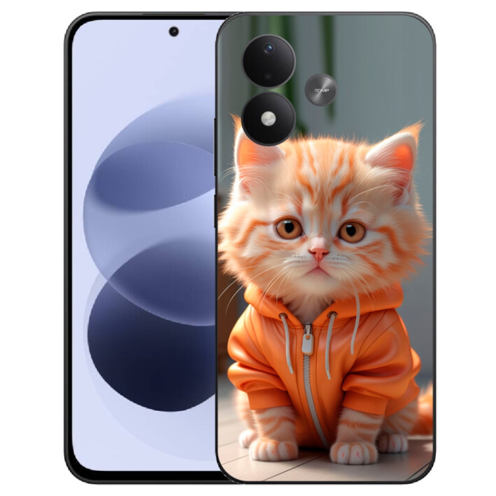 mmCase géltok a Xiaomi Redmi Note 17 4G/5G-hez – pulóveres cica