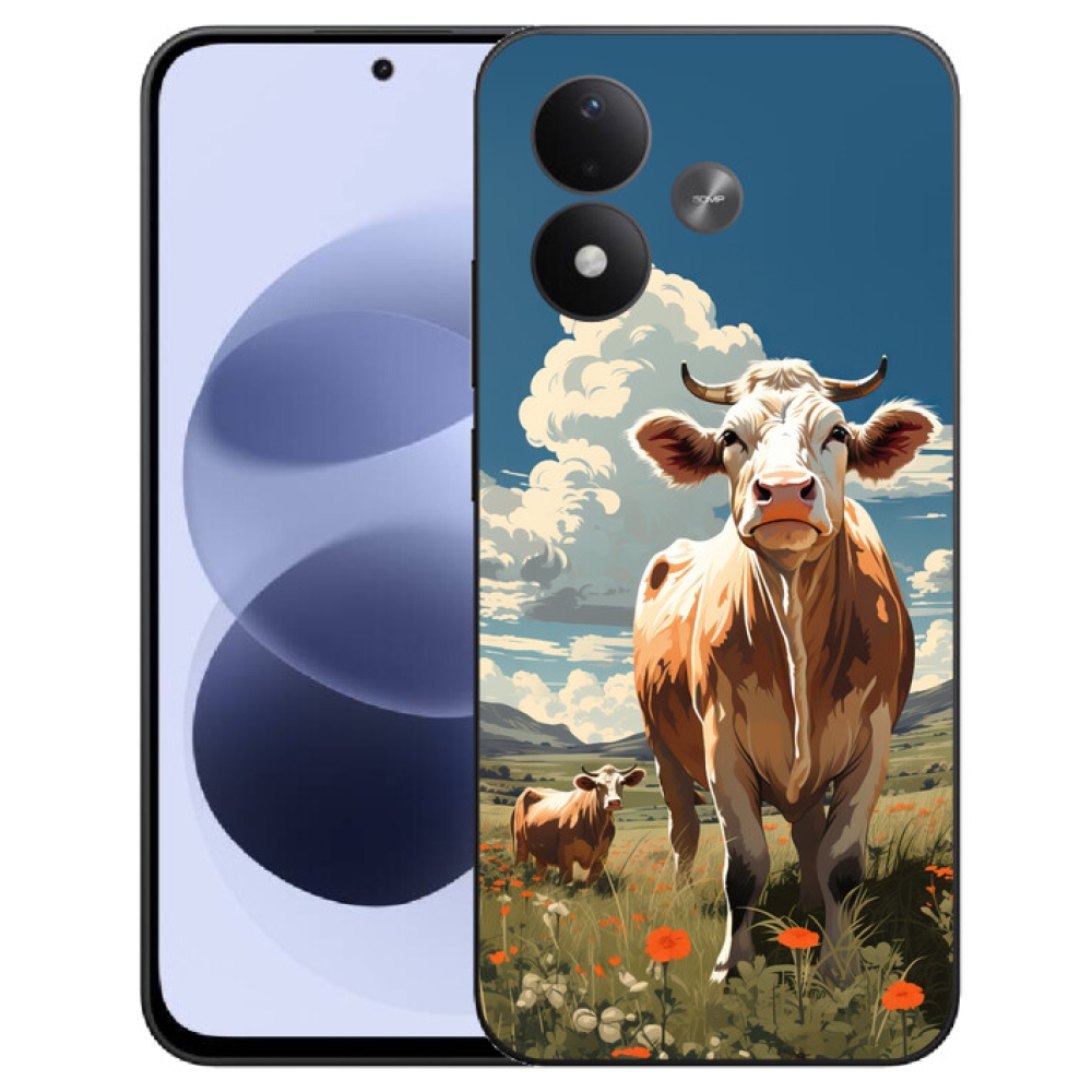 mmCase géltok a Xiaomi Redmi Note 17 4G/5G-hez – tehenek a réten