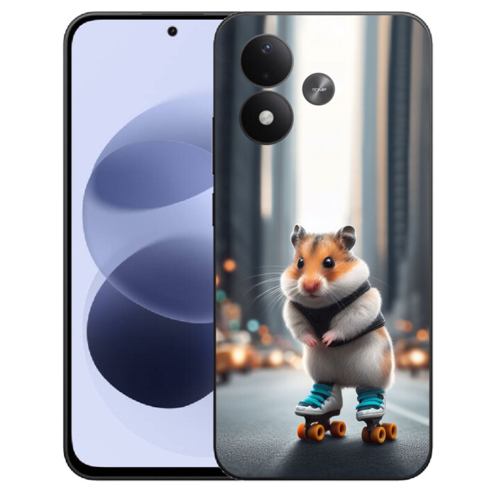 mmCase géltok a Xiaomi Redmi Note 17 4G/5G-hez – görkorcsolyás hörcsög