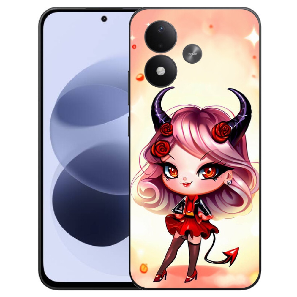 mmCase géltok a Xiaomi Redmi Note 17 4G/5G-hez – rajzolt kis ördögnő