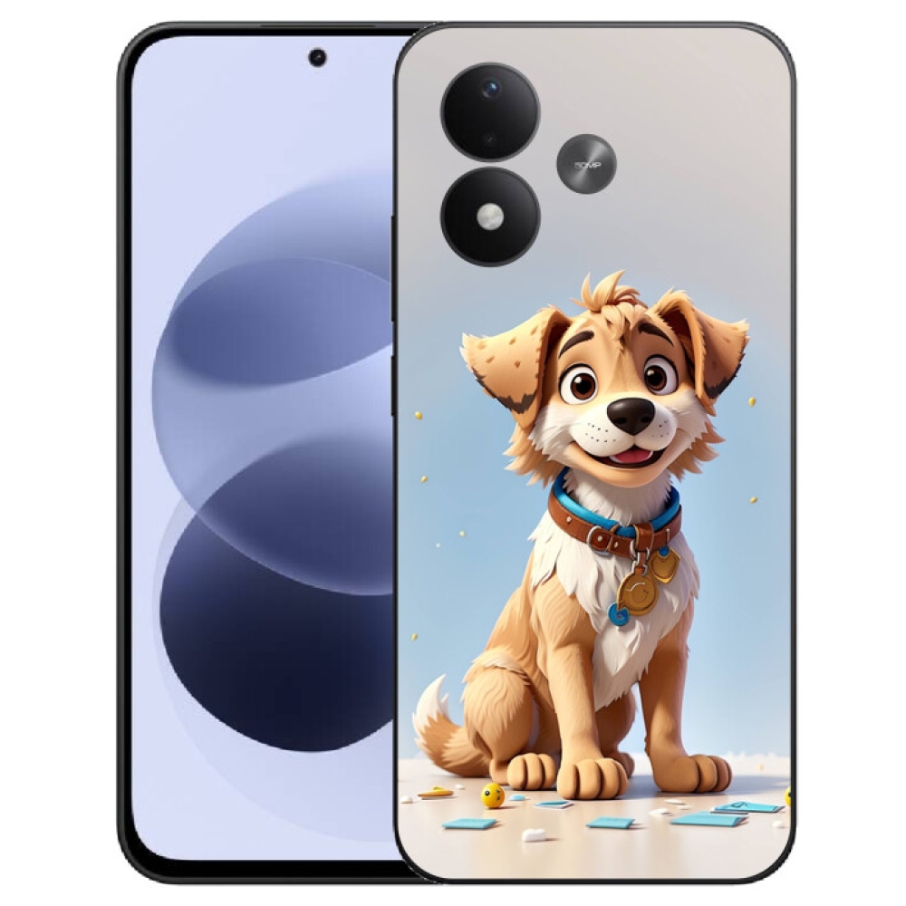 mmCase gél tok a Xiaomi Redmi Note 17 4G/5G-hez – rajzolt kiskutya