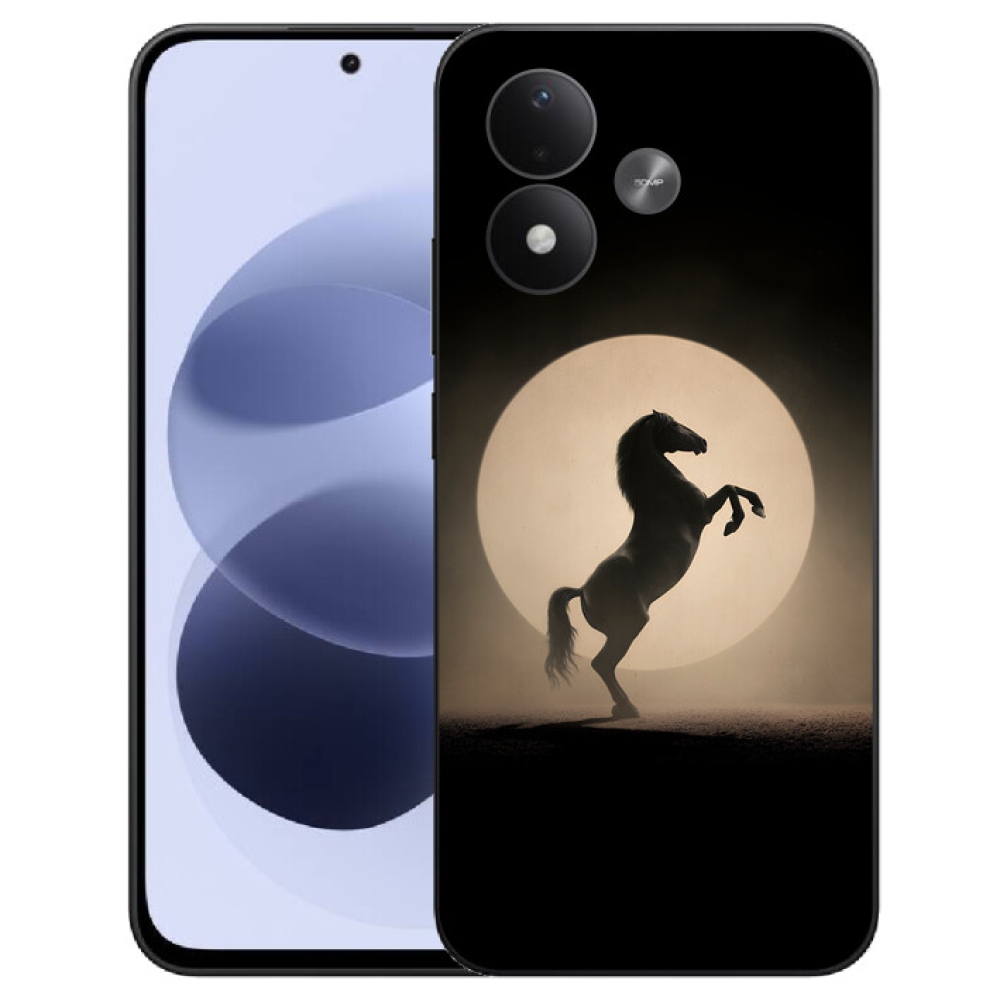 mmCase gél tok a Xiaomi Redmi Note 17 4G/5G-hez – ló sziluettje