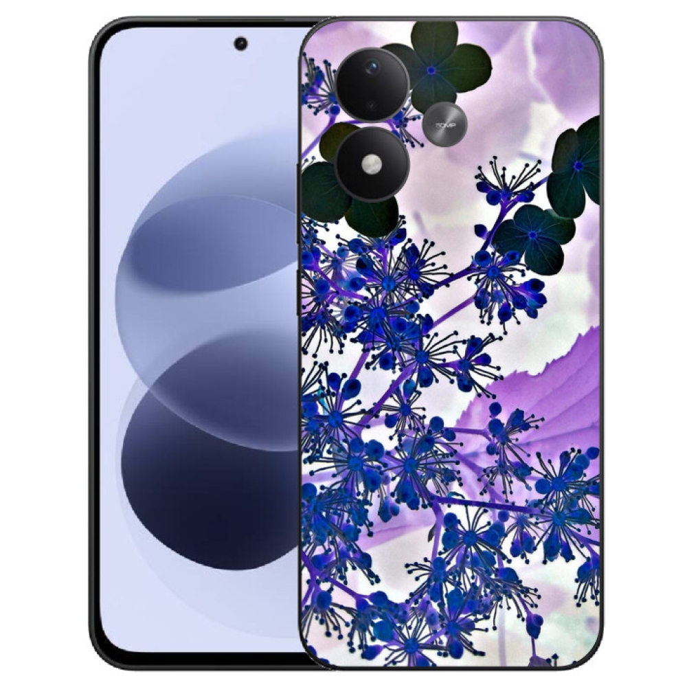 mmCase géltok a Xiaomi Redmi Note 17 4G/5G-hez – hortenzia virág