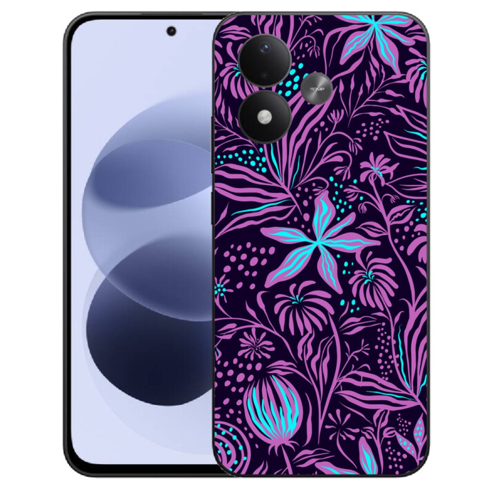 mmCase géltok a Xiaomi Redmi Note 17 4G/5G-hez – virágok 2