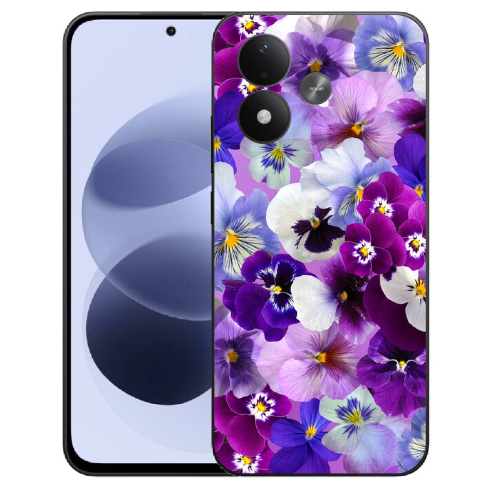 mmCase géltok a Xiaomi Redmi Note 17 4G/5G-hez – virágok 9