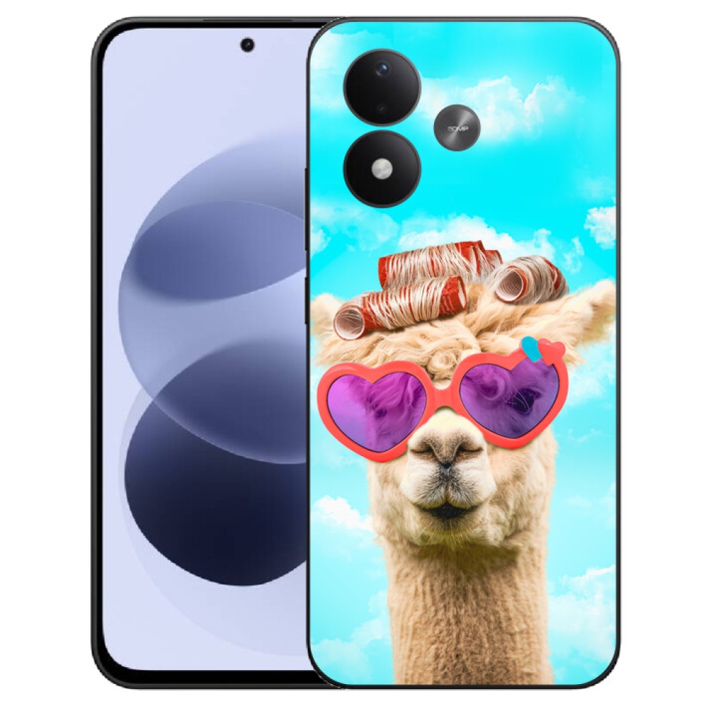 mmCase gél tok a Xiaomi Redmi Note 17 4G/5G-hez – szemüveges láma