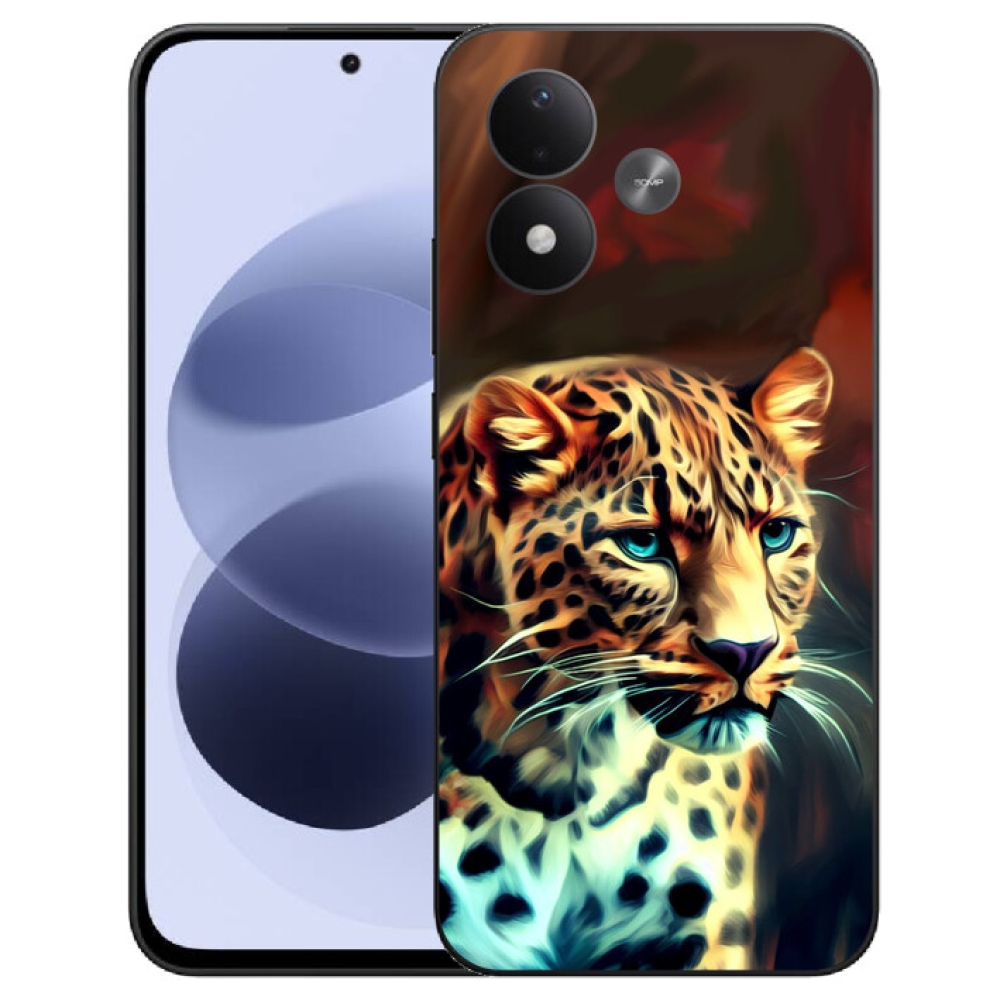 mmCase géltok a Xiaomi Redmi Note 17 4G/5G-hez – leopárdminta