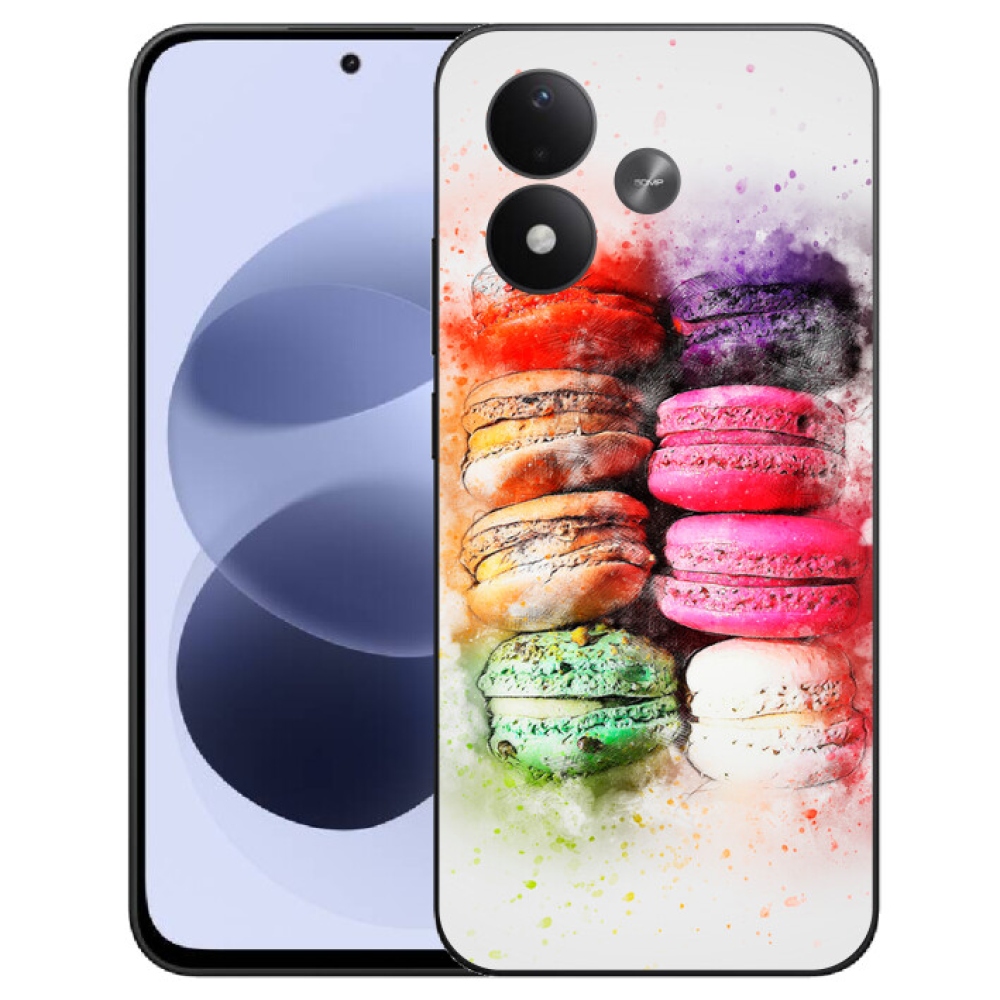 mmCase gél tok a Xiaomi Redmi Note 17 4G/5G-hez – macaronok