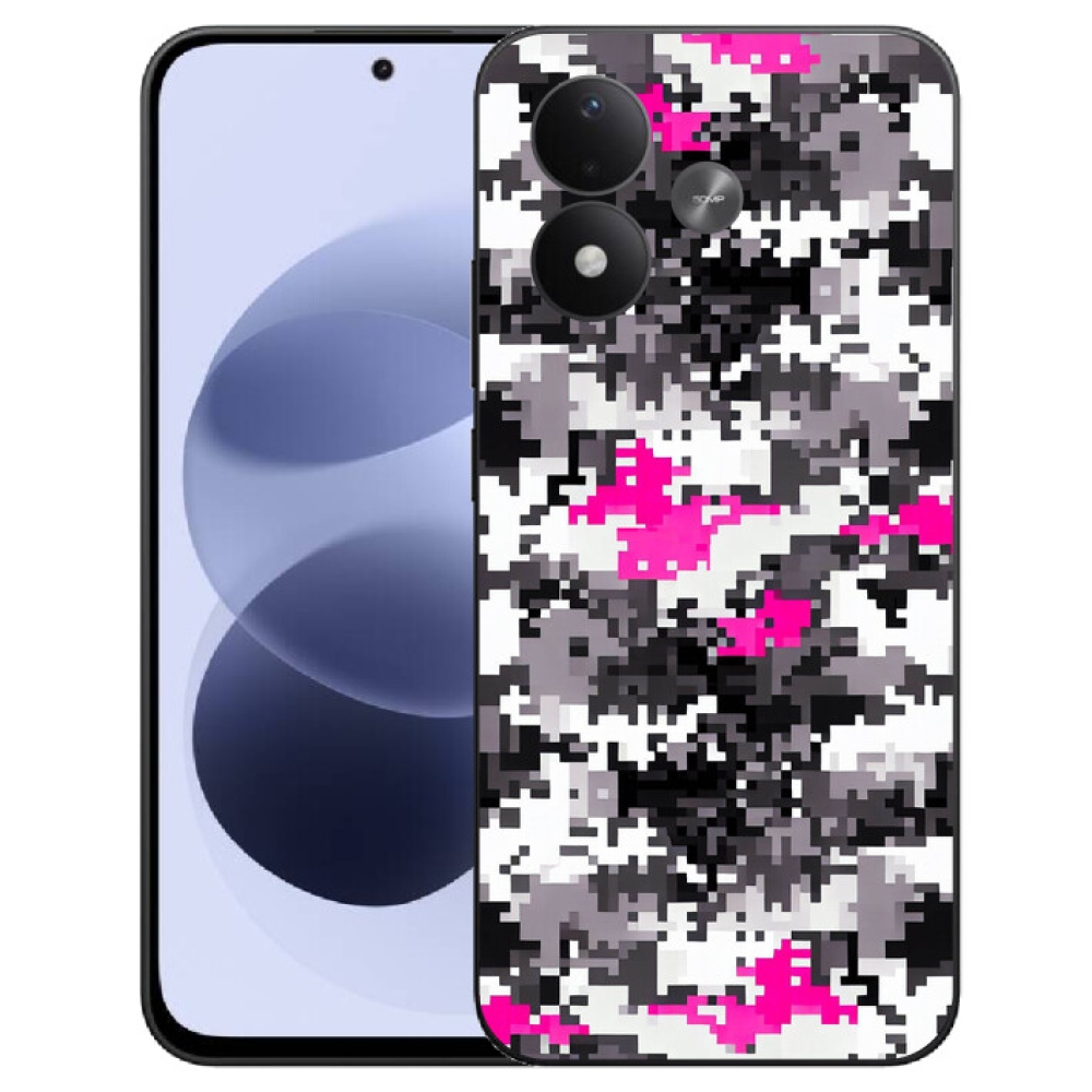 mmCase gél tok a Xiaomi Redmi Note 17 4G/5G-hez – kamuflázs mintázat 4