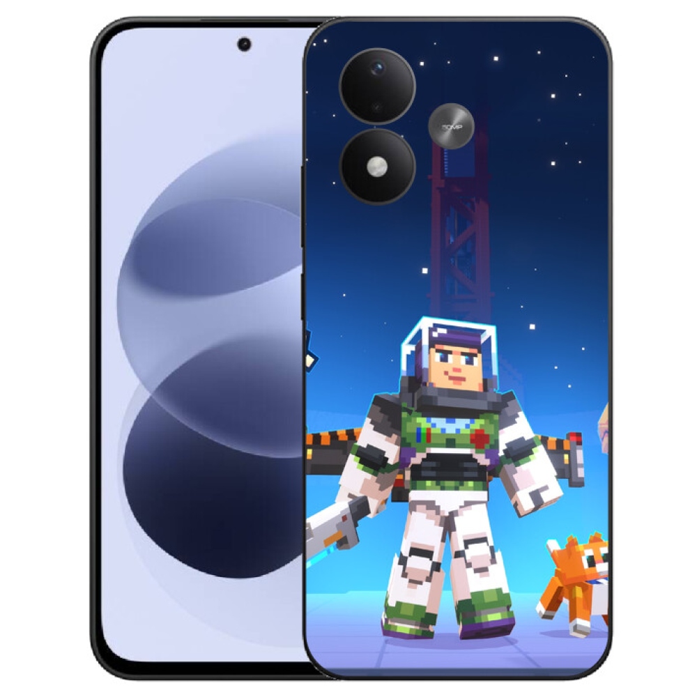 mmCase gél tok a Xiaomi Redmi Note 17 4G/5G-hez – Minecraft 2