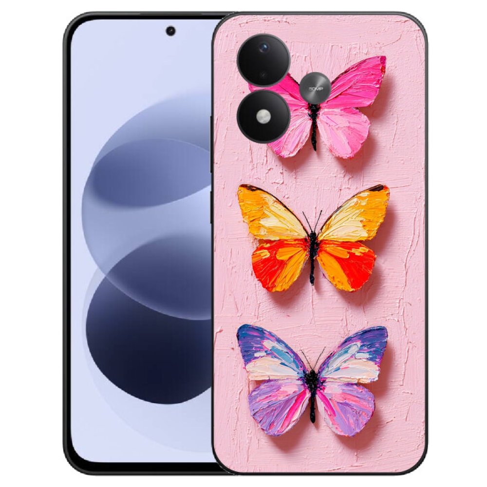 mmCase géltok a Xiaomi Redmi Note 17 4G/5G-hez – pillangós hármas