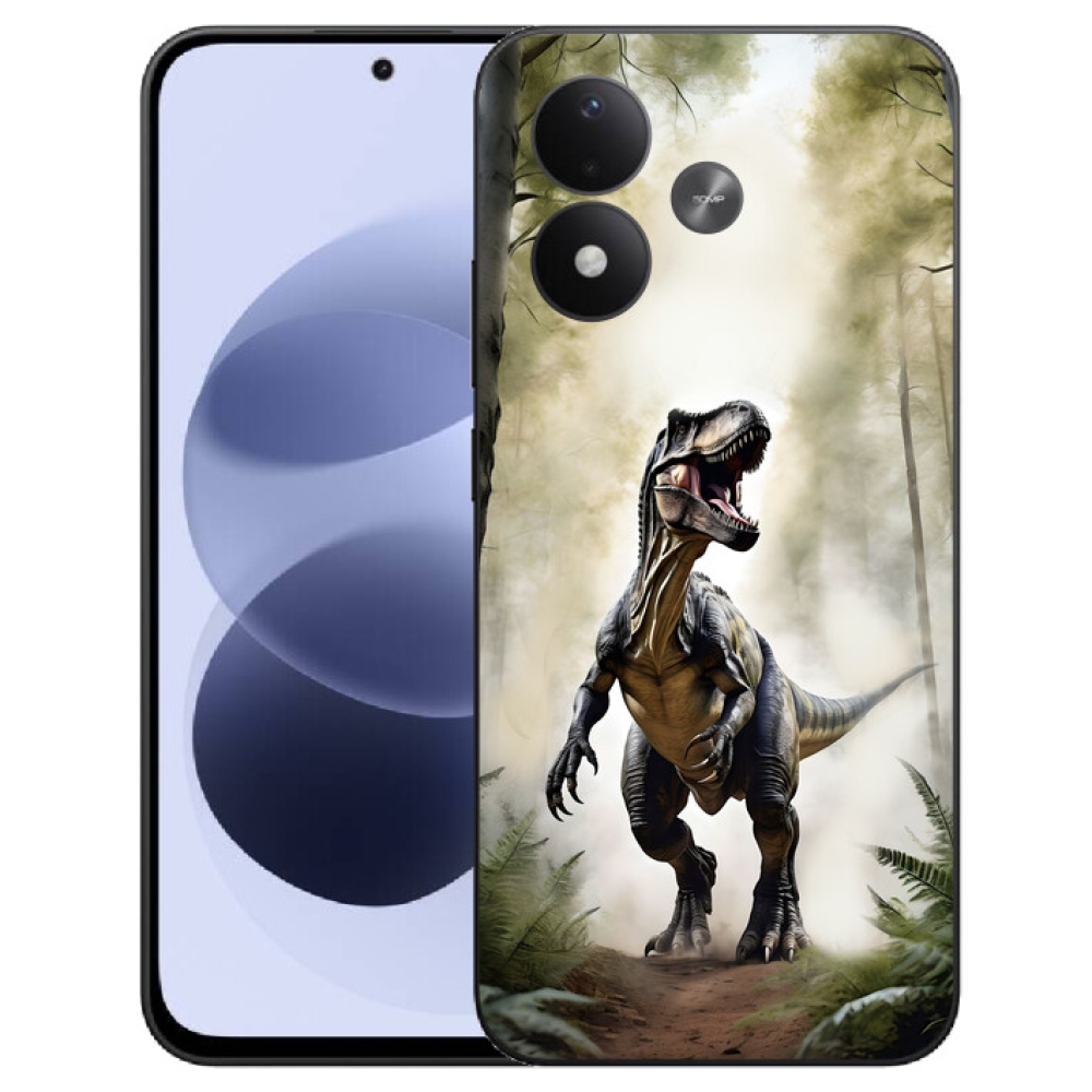 mmCase géltok a Xiaomi Redmi Note 17 4G/5G-hez – dühös T-Rex