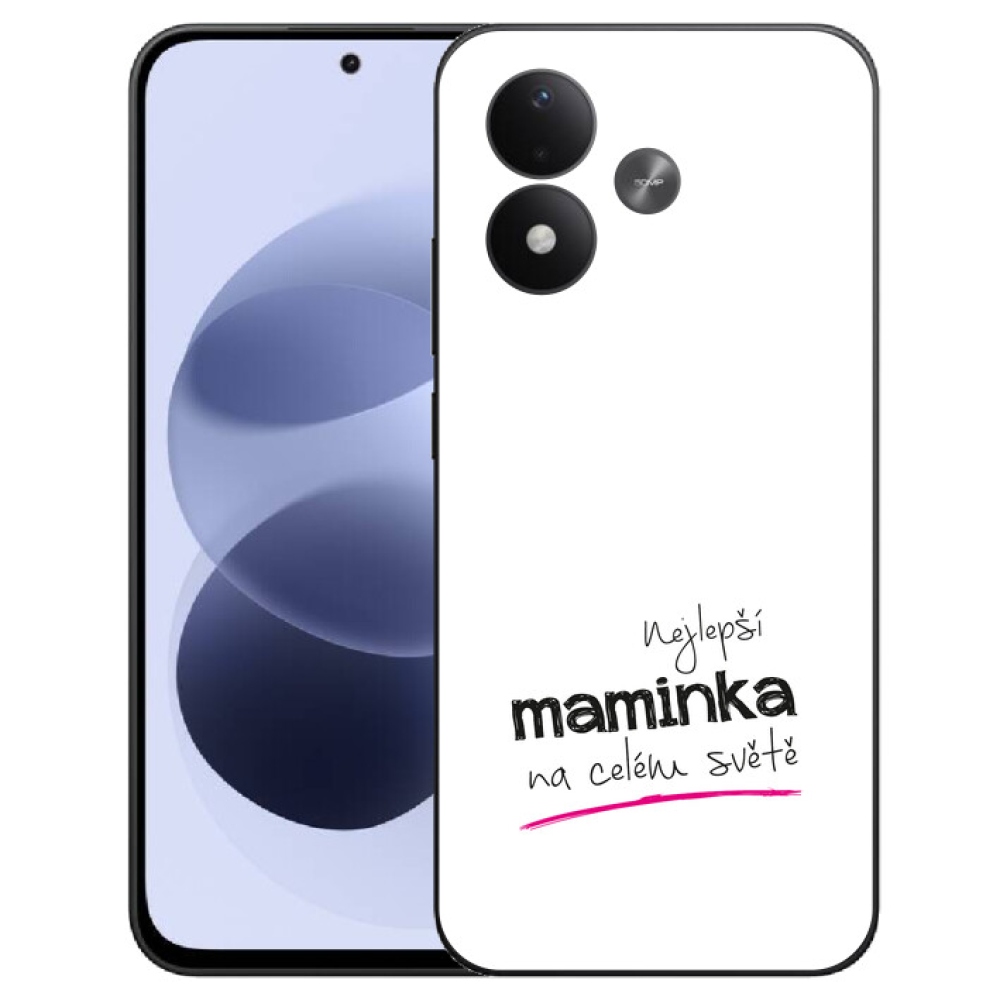 mmCase géltok a Xiaomi Redmi Note 17 4G/5G-hez – „A legjobb anyuka” 4, fehér háttérrel
