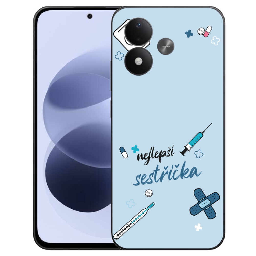 mmCase géltok a Xiaomi Redmi Note 17 4G/5G-hez – a legjobb kiegészítő kék háttérrel