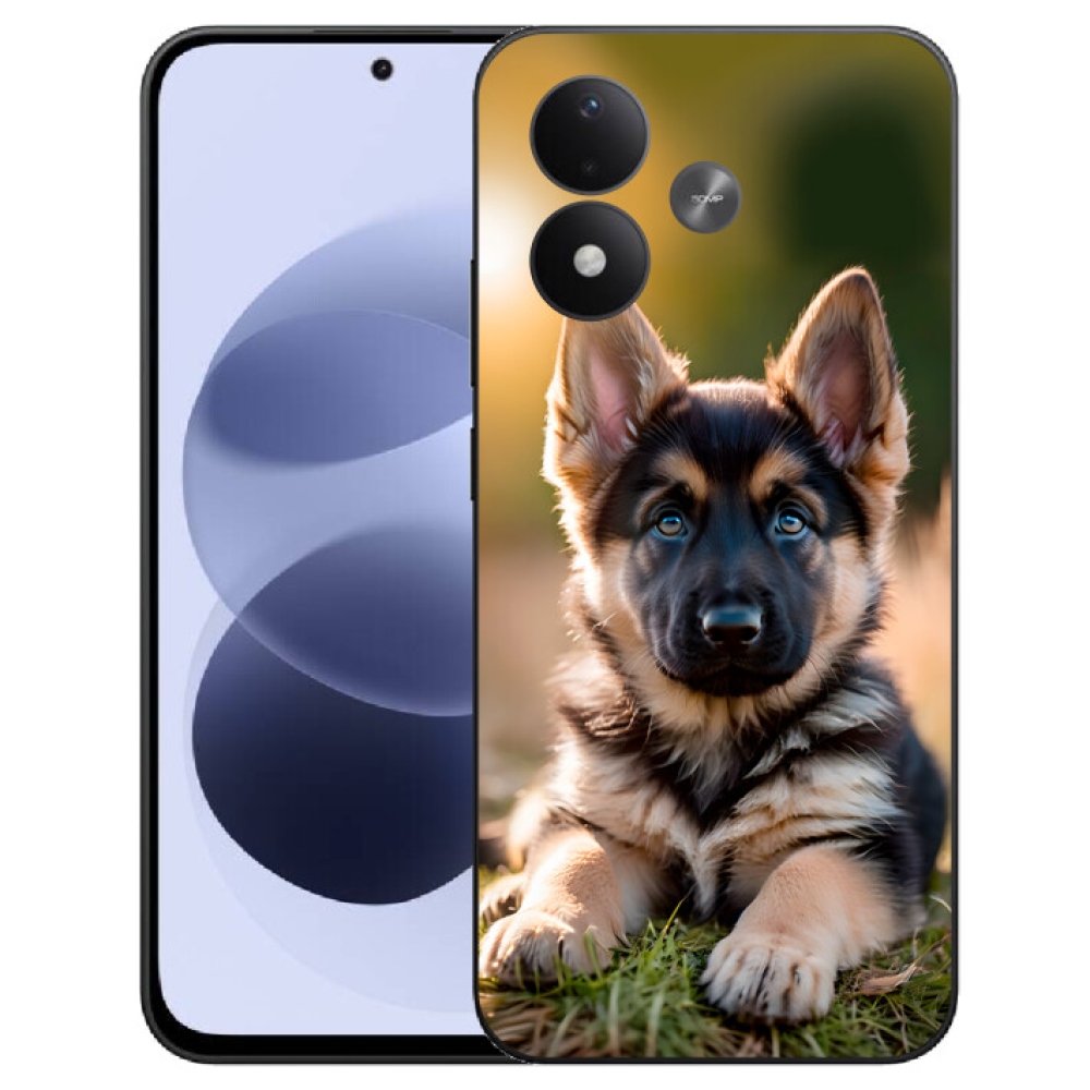 mmCase gél tok a Xiaomi Redmi Note 17 4G/5G-hez – német juhászkutya a természetben