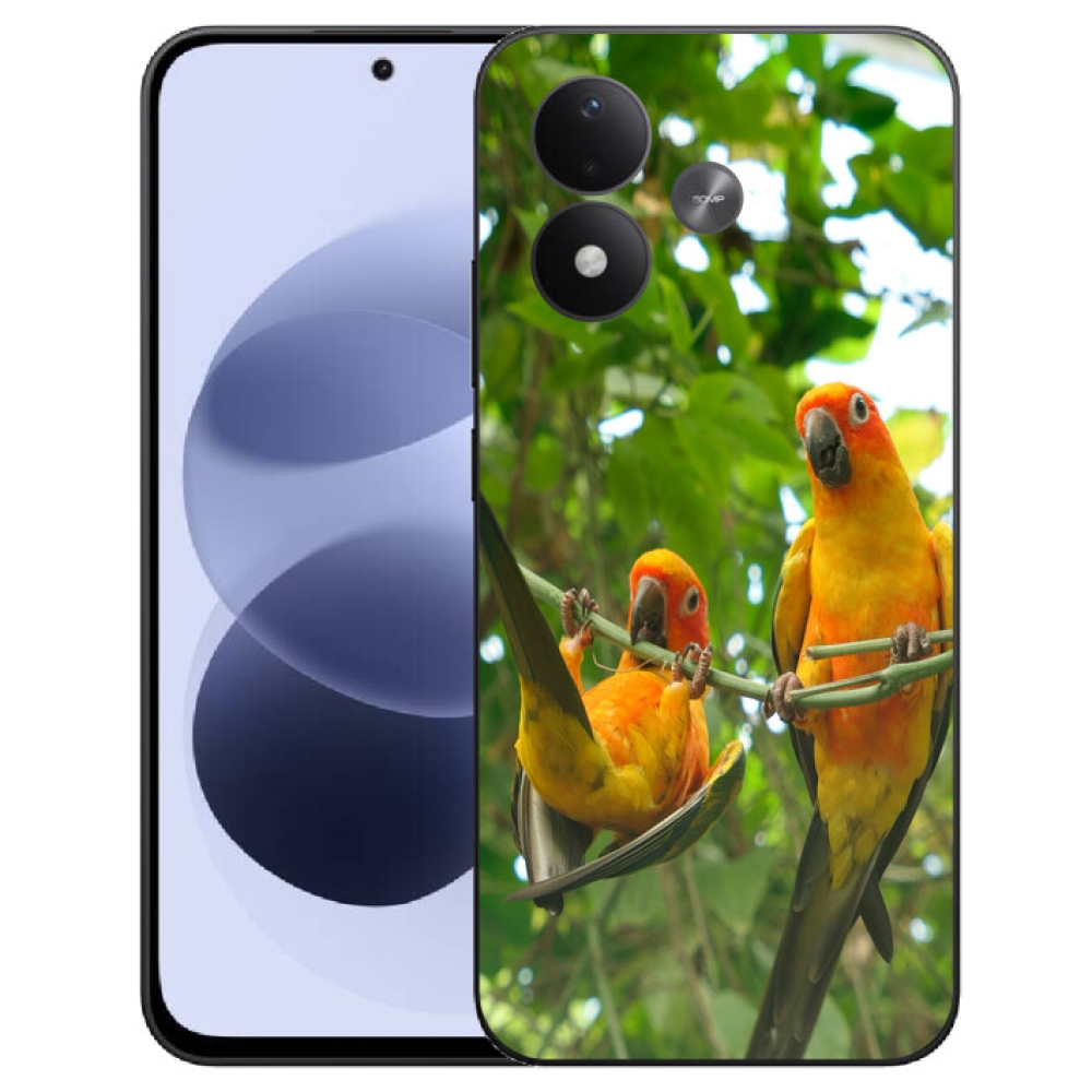 mmCase géltok a Xiaomi Redmi Note 17 4G/5G-hez – papagájok és aratingák