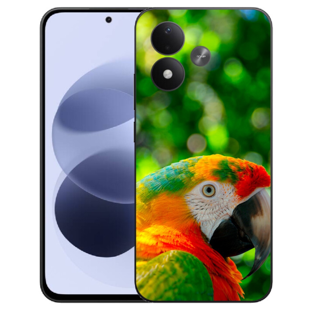 mmCase gél tok a Xiaomi Redmi Note 17 4G/5G-hez – ara papagáj 3