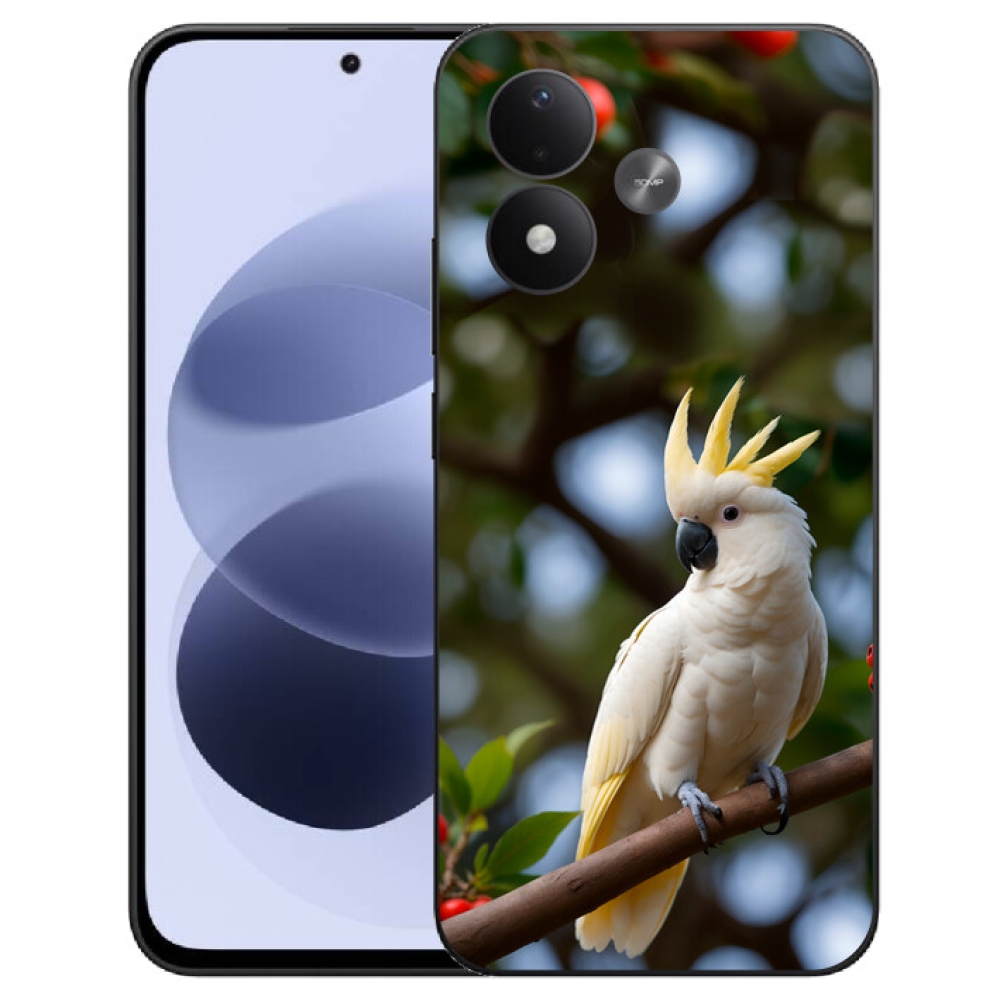 mmCase géltok a Xiaomi Redmi Note 17 4G/5G-hez – kakadu papagáj 3