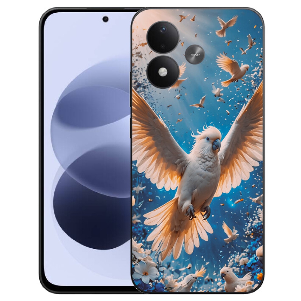 mmCase géltok a Xiaomi Redmi Note 17 4G/5G-hez – kakadu papagáj