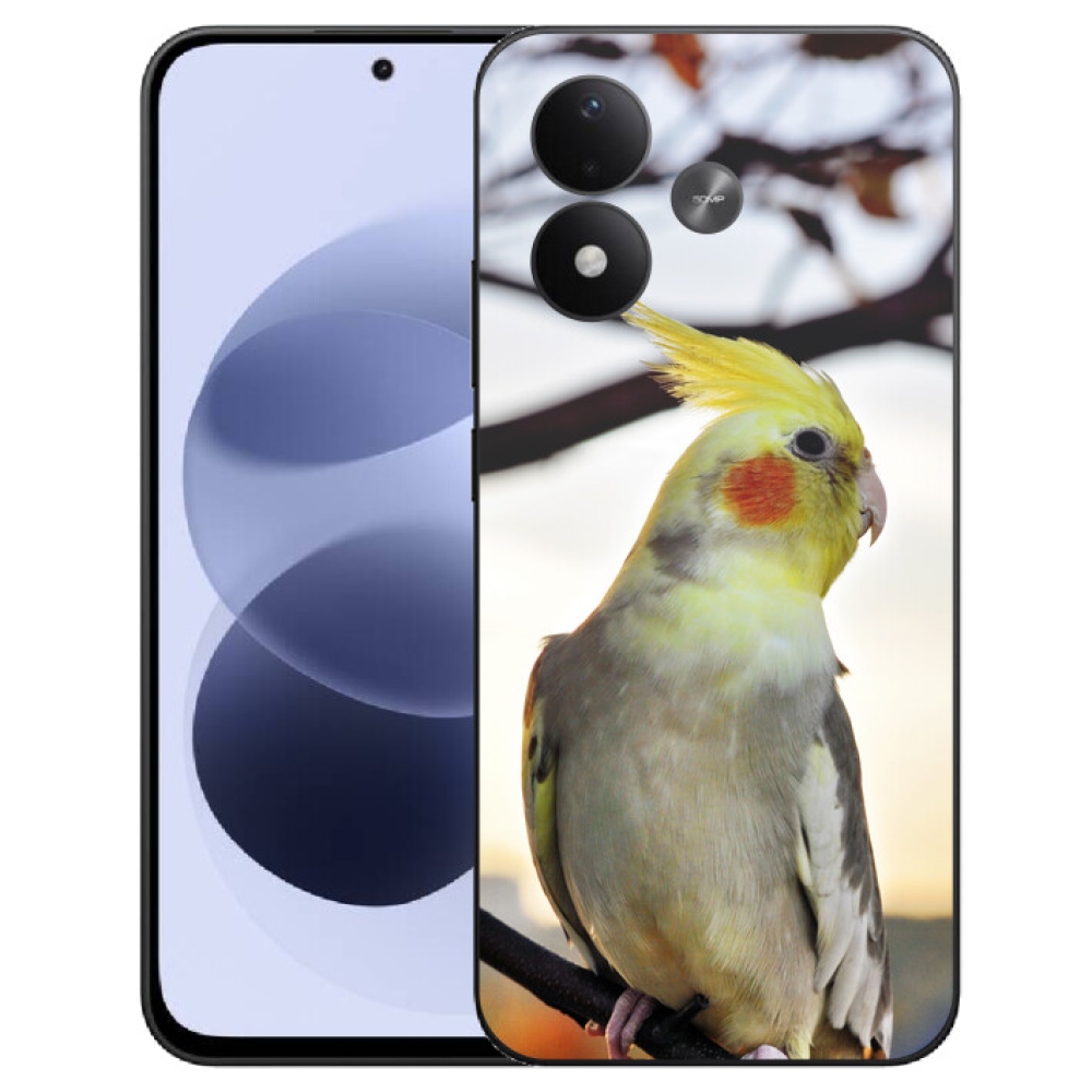 mmCase gél tok a Xiaomi Redmi Note 17 4G/5G-hez – korella papagáj