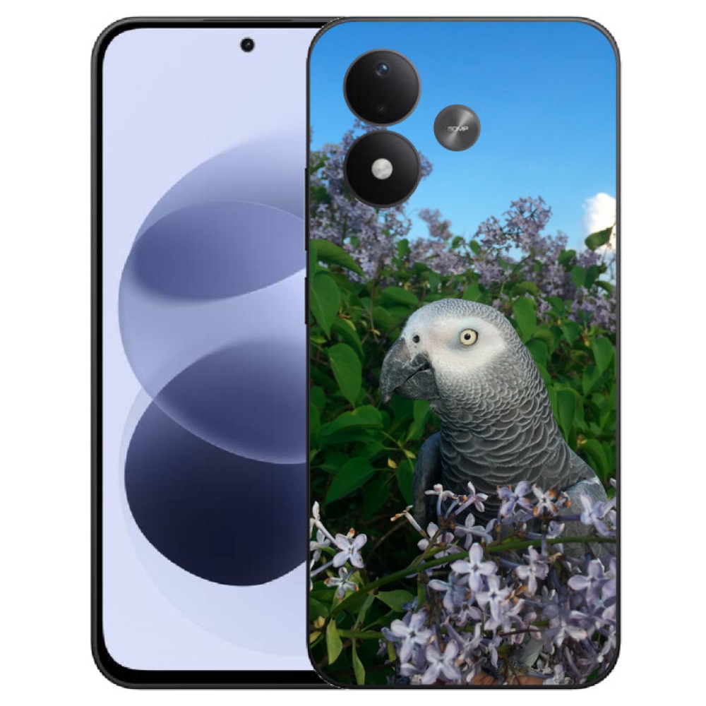 mmCase gél tok a Xiaomi Redmi Note 17 4G/5G-hez – jakó papagáj