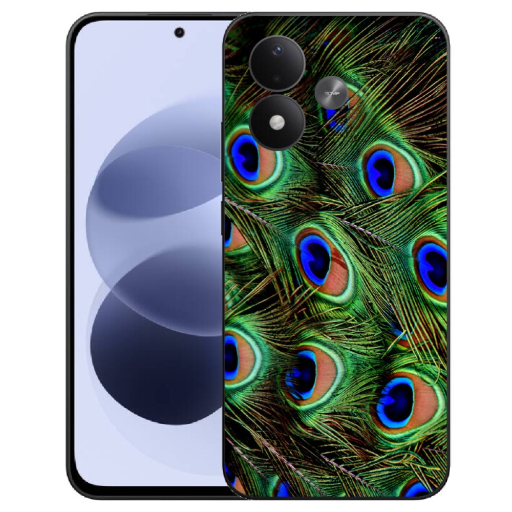 mmCase géltok a Xiaomi Redmi Note 17 4G/5G-hez – páva toll