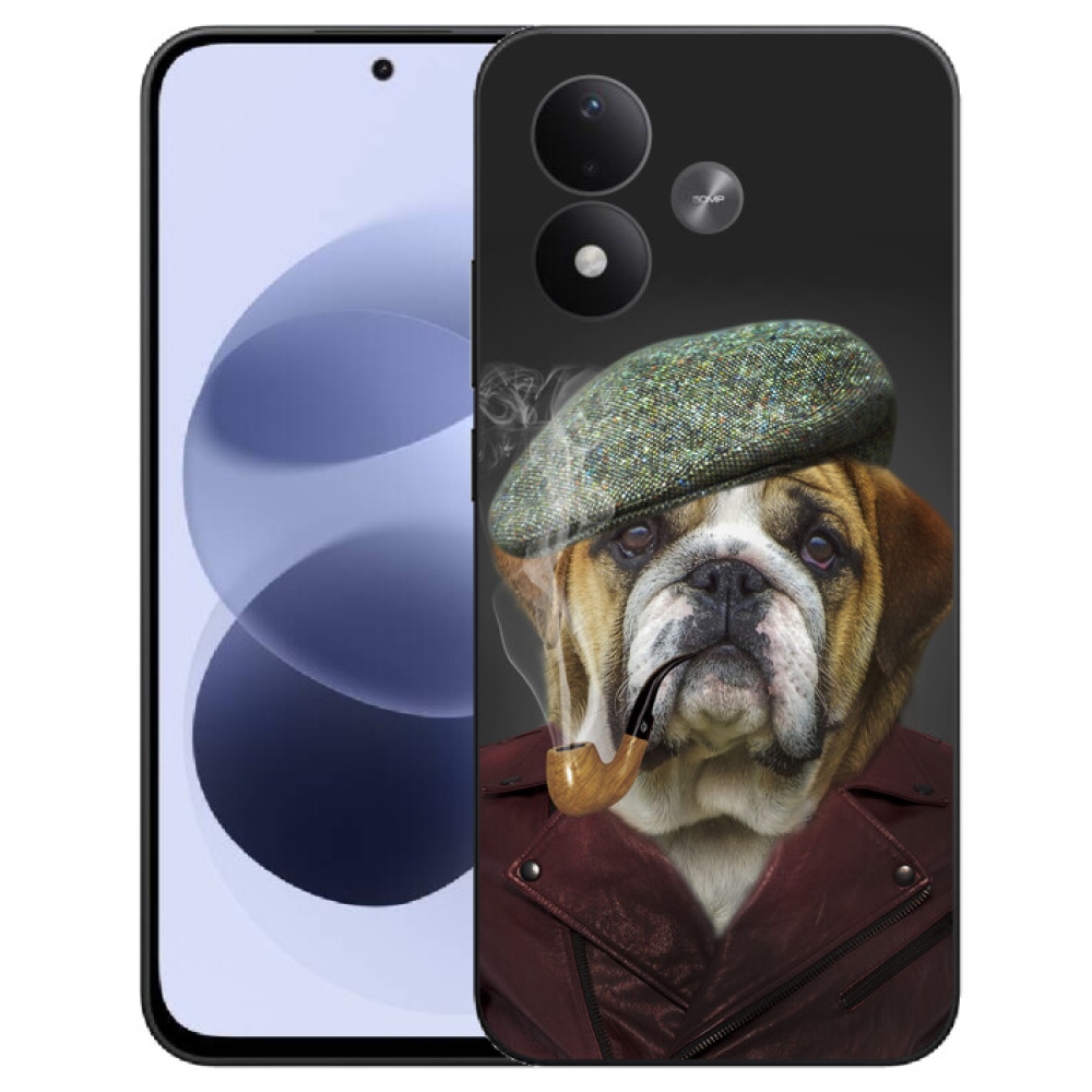 mmCase géltok a Xiaomi Redmi Note 17 4G/5G-hez – pipázó kutya