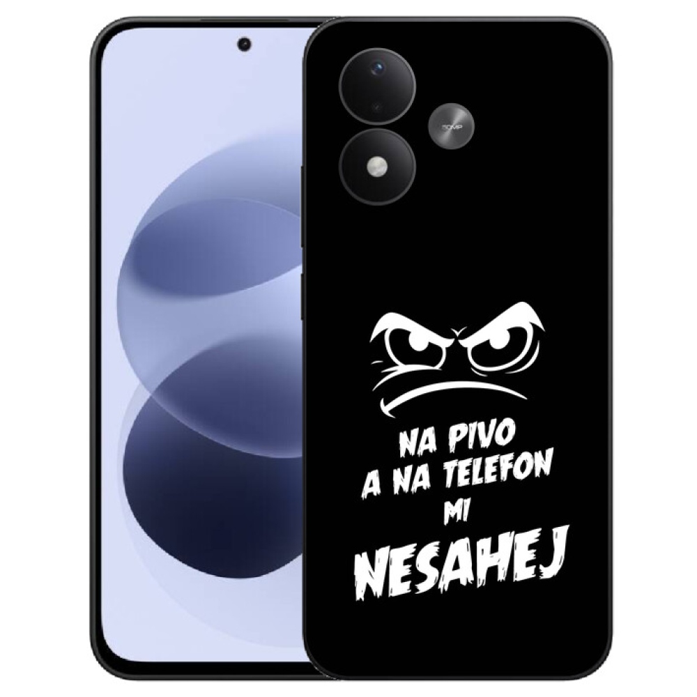 mmCase gél tok a Xiaomi Redmi Note 17 4G/5G-hez – sörös motívum 2, fekete háttérrel