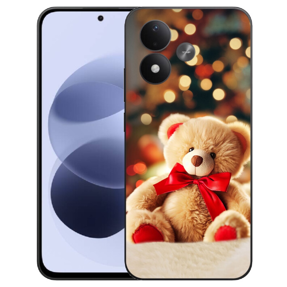 mmCase géltok a Xiaomi Redmi Note 17 4G/5G-hez – plüss mackó