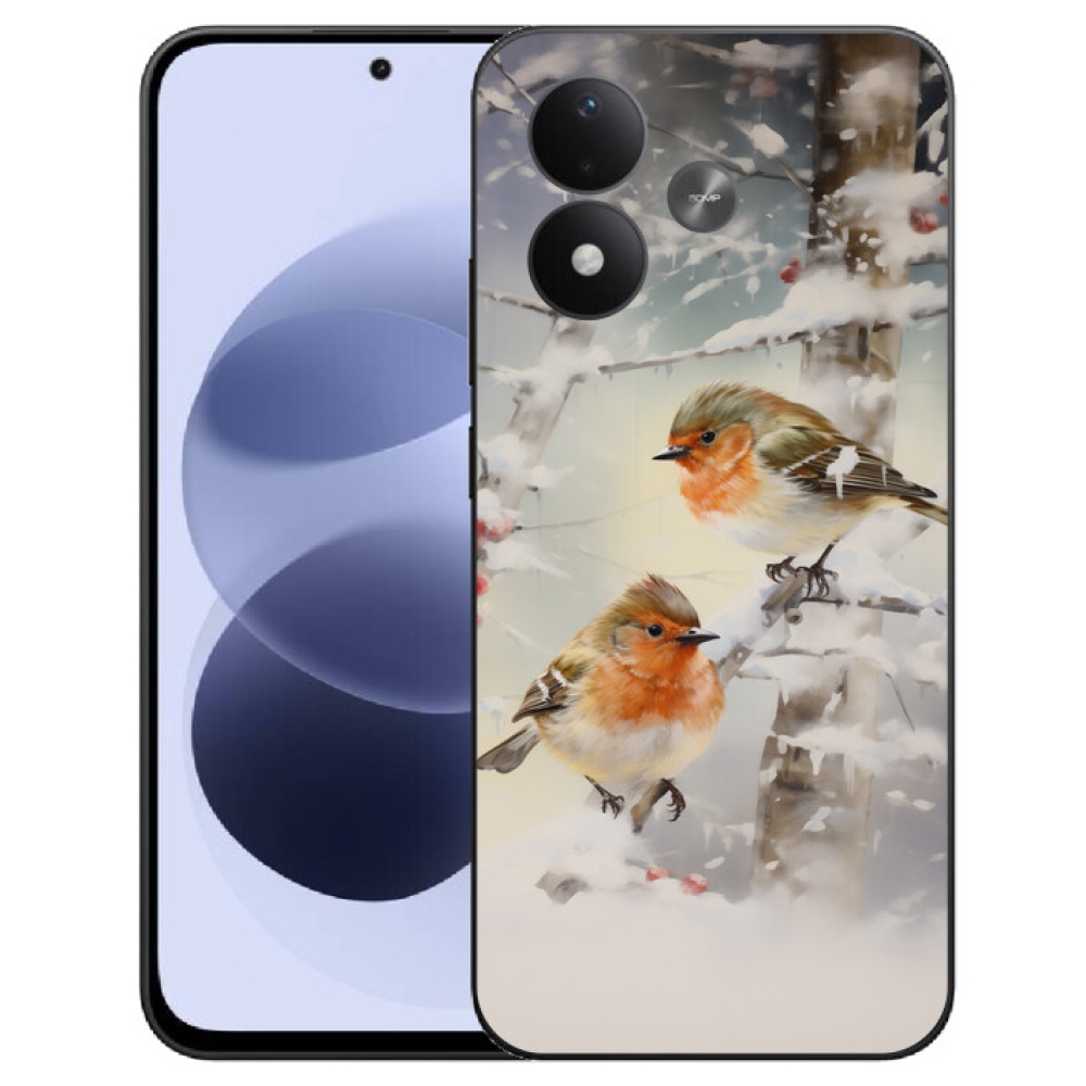mmCase géltok a Xiaomi Redmi Note 17 4G/5G-hez – madarak télen