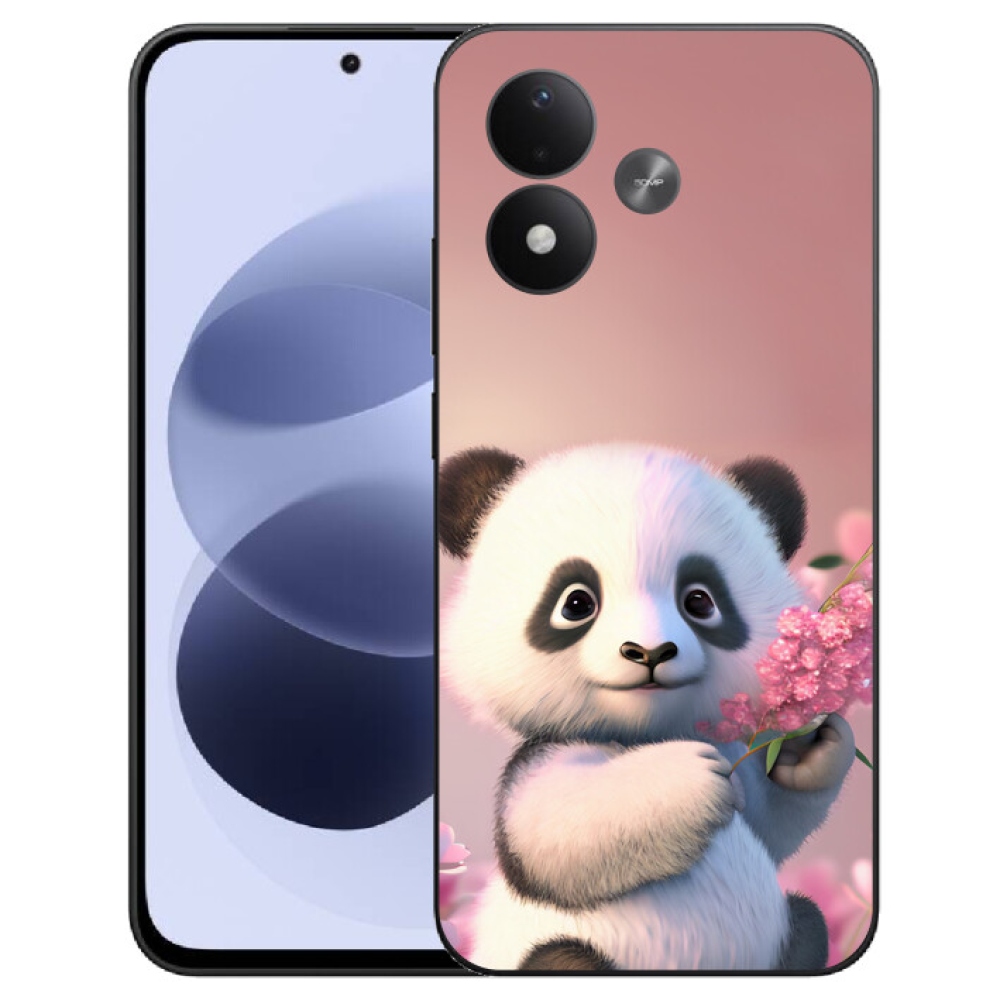 mmCase géltok a Xiaomi Redmi Note 17 4G/5G-hez – aranyos panda