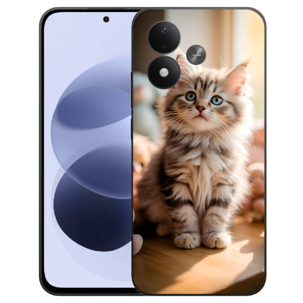 mmCase gél tok a Xiaomi Redmi Note 17 4G/5G-hez – aranyos cica 10