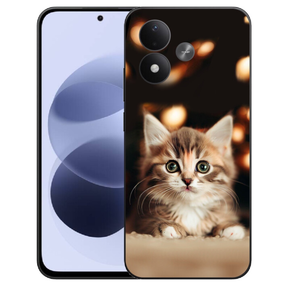 mmCase gél tok a Xiaomi Redmi Note 17 4G/5G-hez – aranyos cica 2