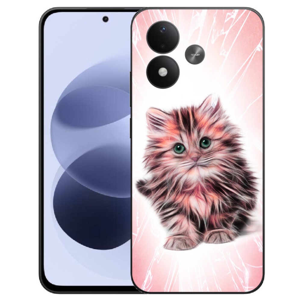 mmCase gél tok a Xiaomi Redmi Note 17 4G/5G-hez – aranyos cica