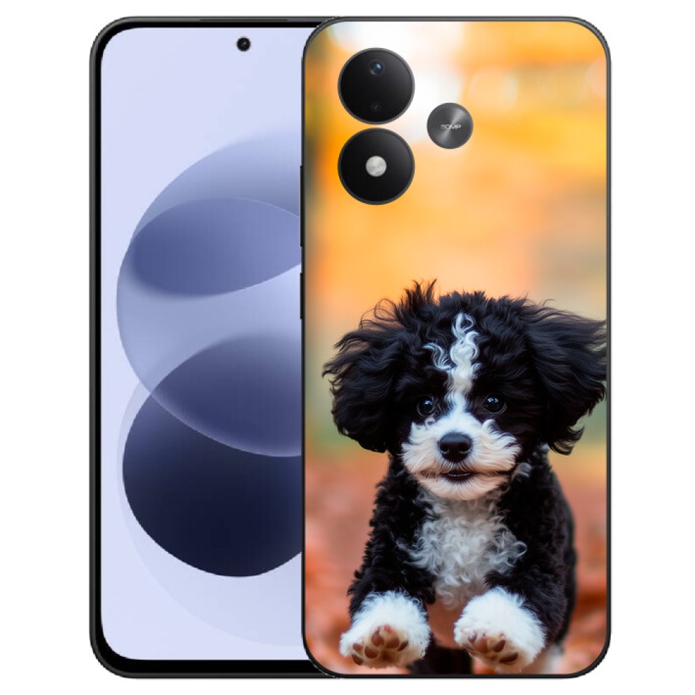 mmCase gél tok a Xiaomi Redmi Note 17 4G/5G-hez – aranyos kiskutya 2