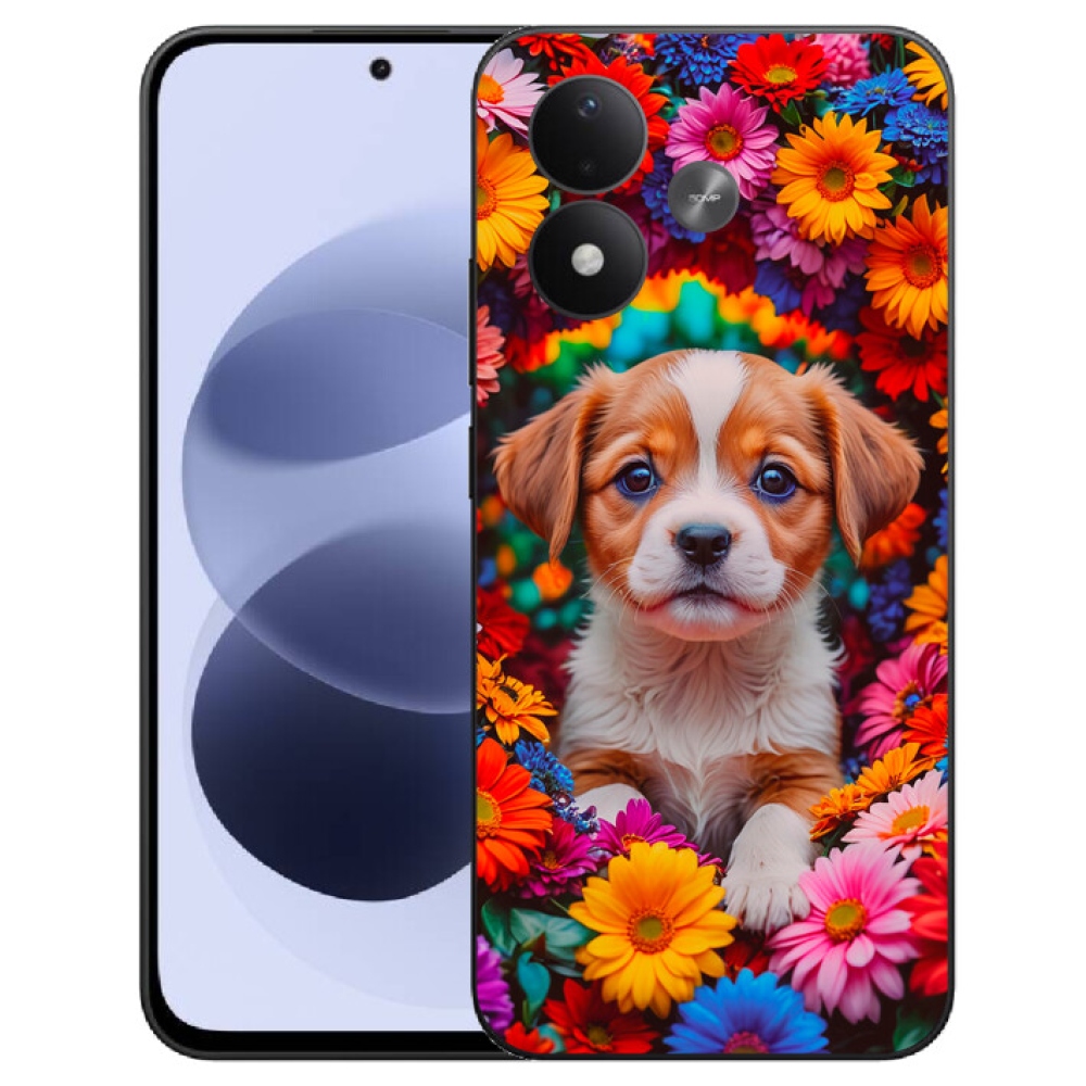mmCase gél tok a Xiaomi Redmi Note 17 4G/5G-hez – aranyos kiskutya