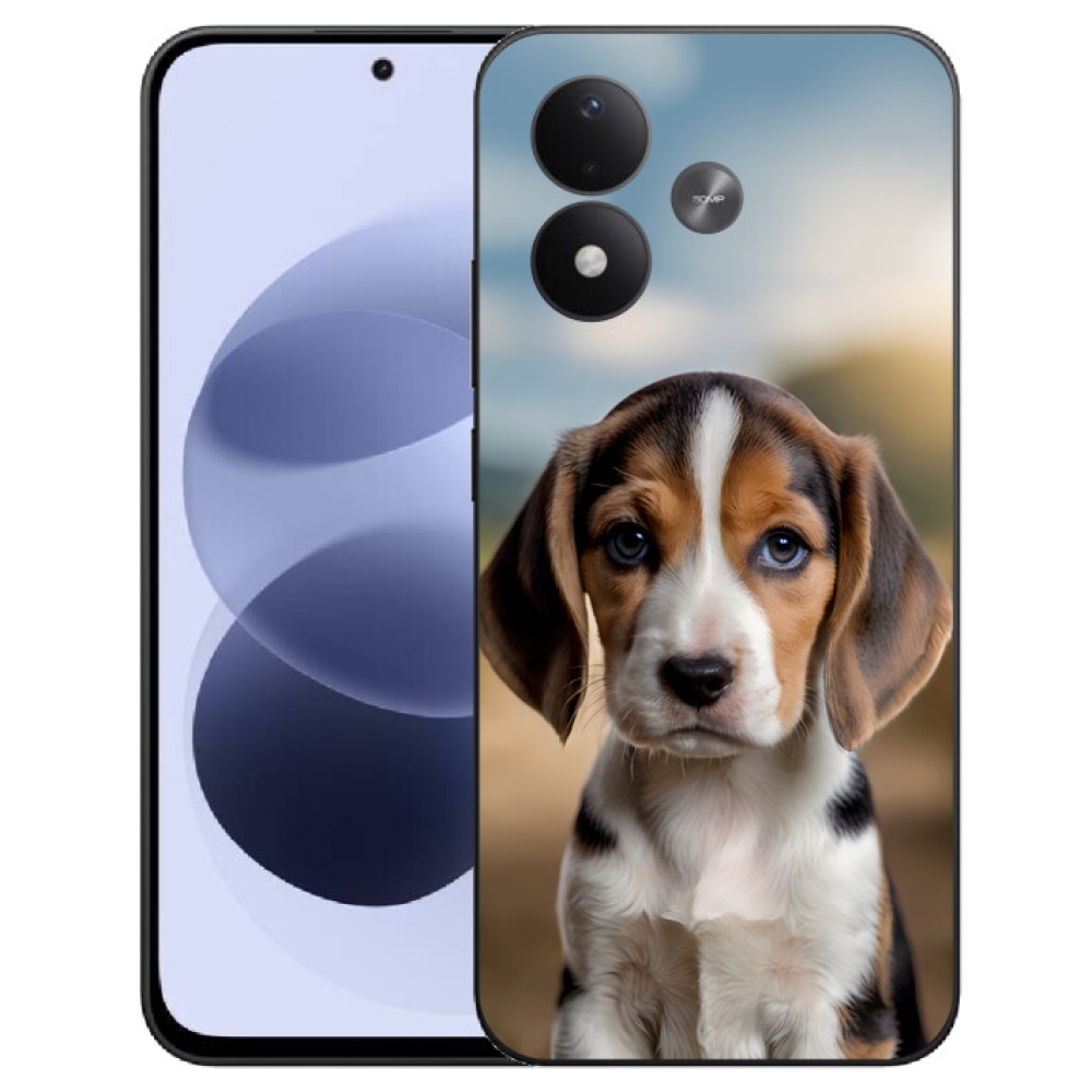 mmCase gél tok a Xiaomi Redmi Note 17 4G/5G-hez – aranyos beagle
