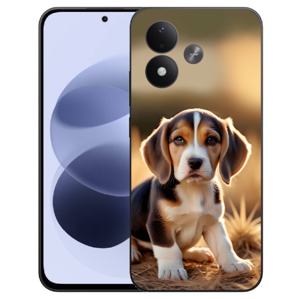 mmCase gél tok a Xiaomi Redmi Note 17 4G/5G-hez – aranyos beagle