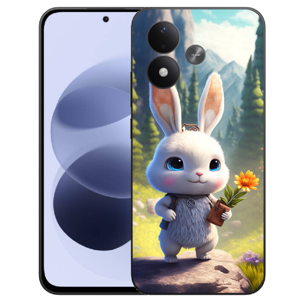 mmCase gél tok a Xiaomi Redmi Note 17 4G/5G-hez – aranyos nyuszi