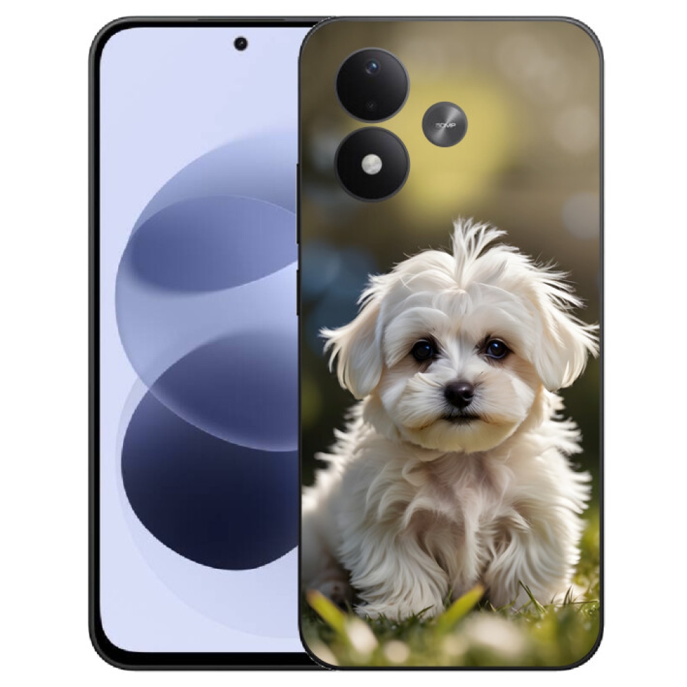 mmCase gél tok a Xiaomi Redmi Note 17 4G/5G-hez – aranyos máltai kutyus
