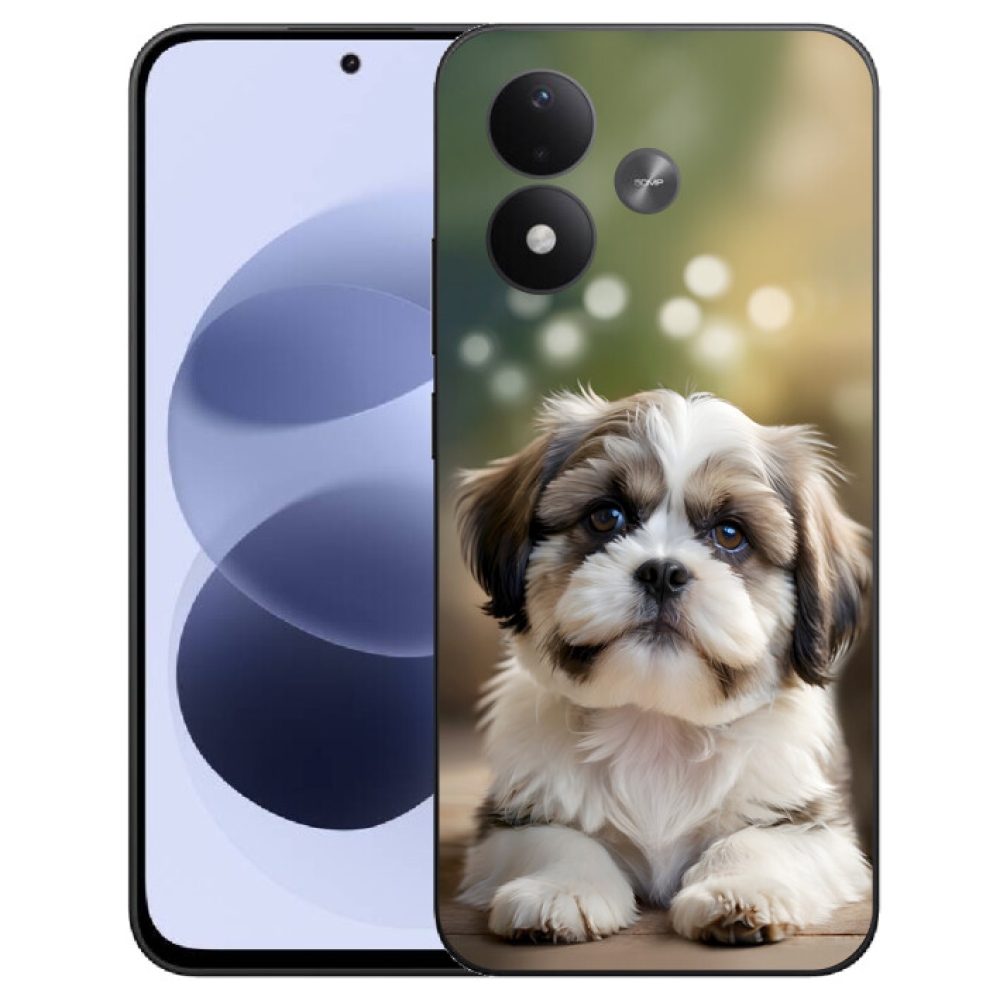 mmCase gél tok a Xiaomi Redmi Note 17 4G/5G-hez – aranyos shih-tzu