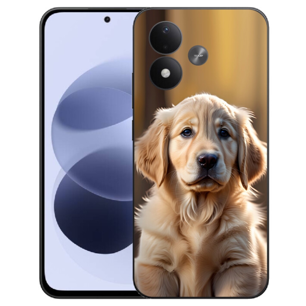 mmCase gél tok a Xiaomi Redmi Note 17 4G/5G-hez – aranyos arany retriever