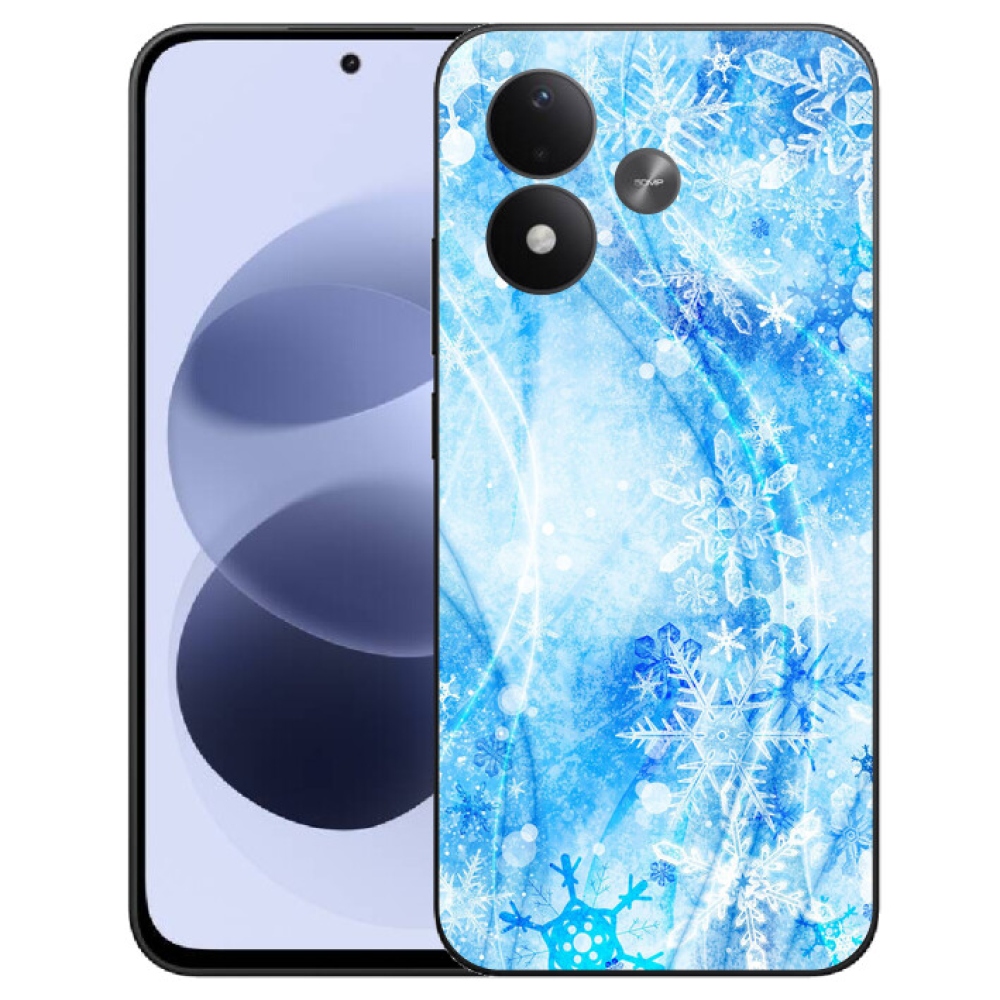 mmCase gélhuzat a Xiaomi Redmi Note 17 4G/5G-hez – hópelyhek