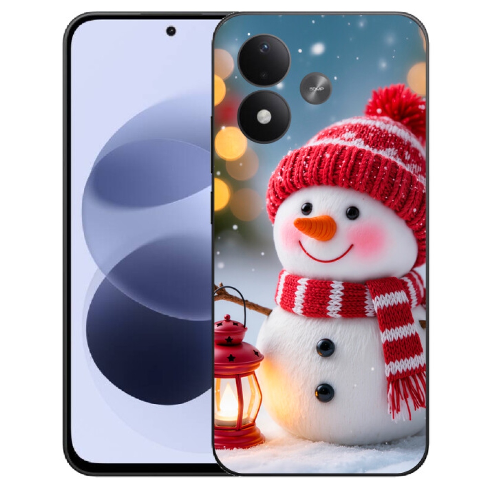 mmCase gél tok a Xiaomi Redmi Note 17 4G/5G-hez – hóember 2