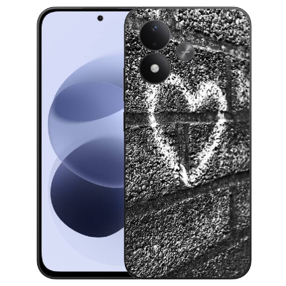 mmCase géltok a Xiaomi Redmi Note 17 4G/5G-hez – szív a falon