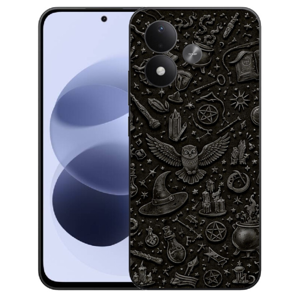 mmCase géltok a Xiaomi Redmi Note 17 4G/5G-hez – sötét varázslatos világ