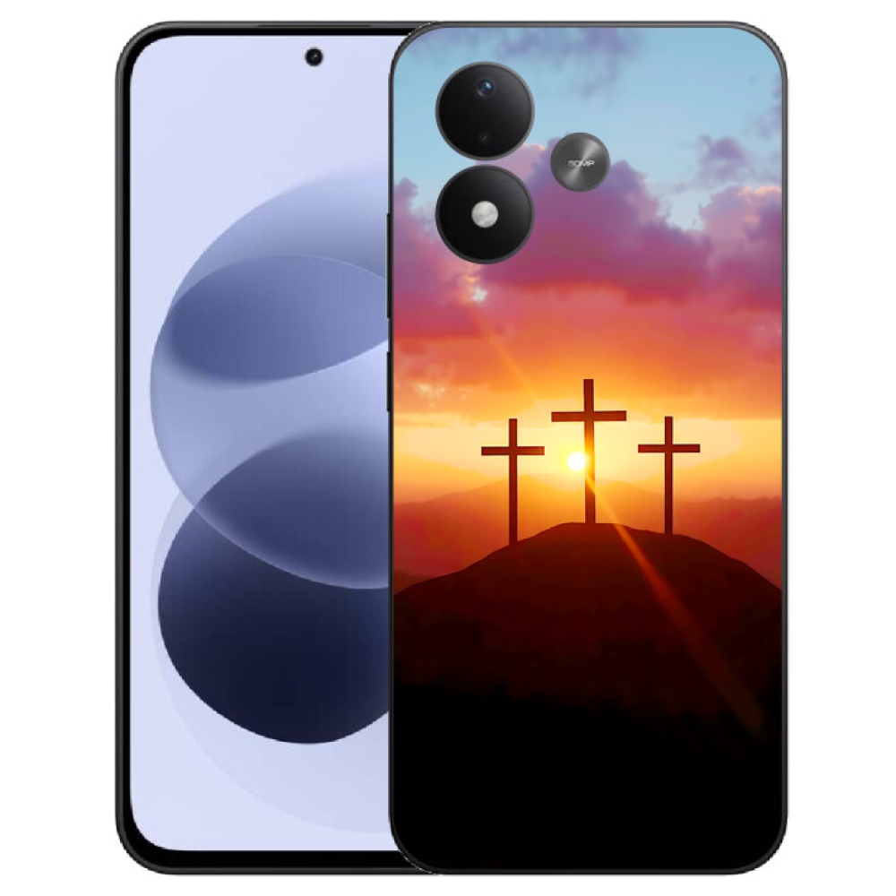 mmCase gél tok a Xiaomi Redmi Note 17 4G/5G-hez – három kereszt