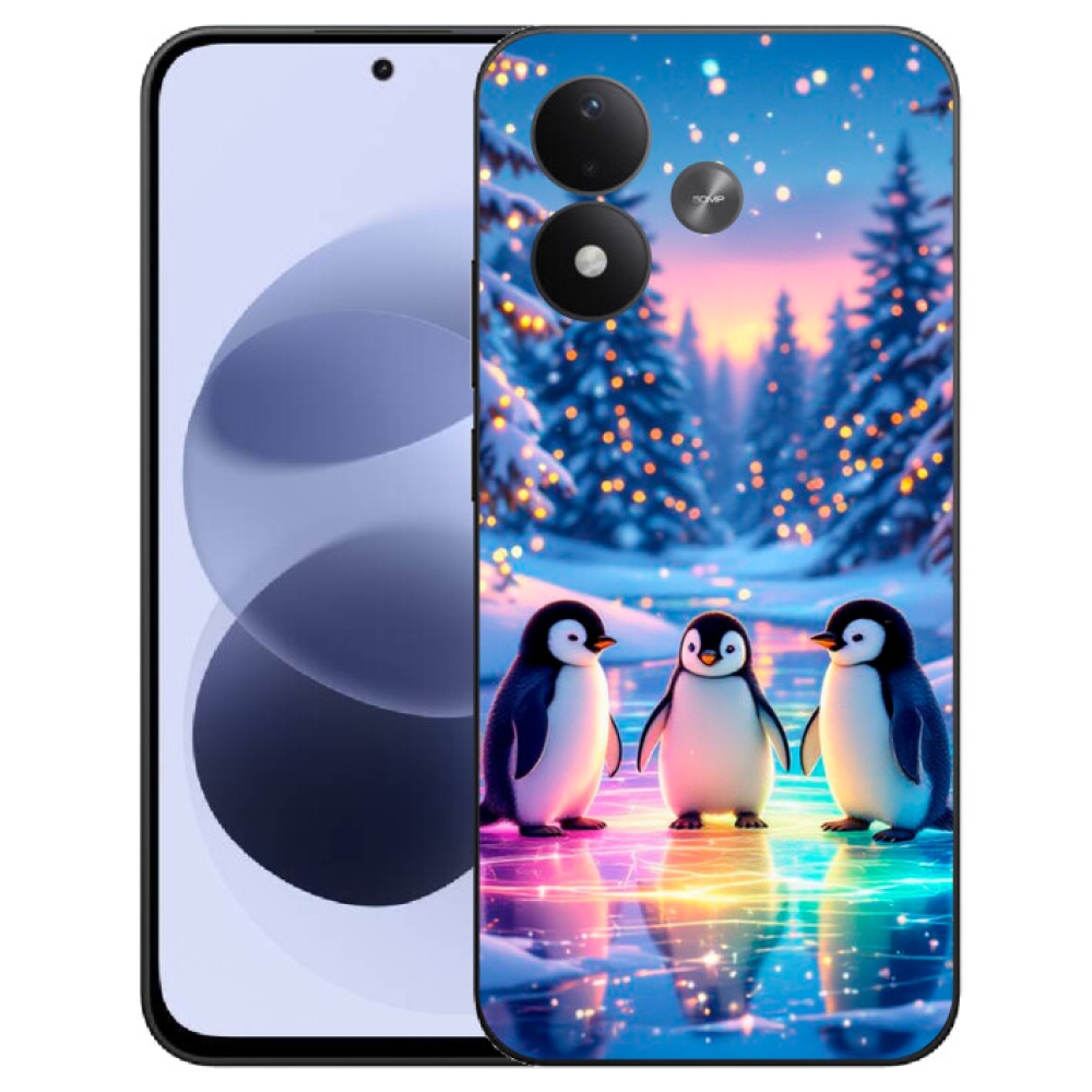 mmCase gél tok a Xiaomi Redmi Note 17 4G/5G-hez – pingvinek