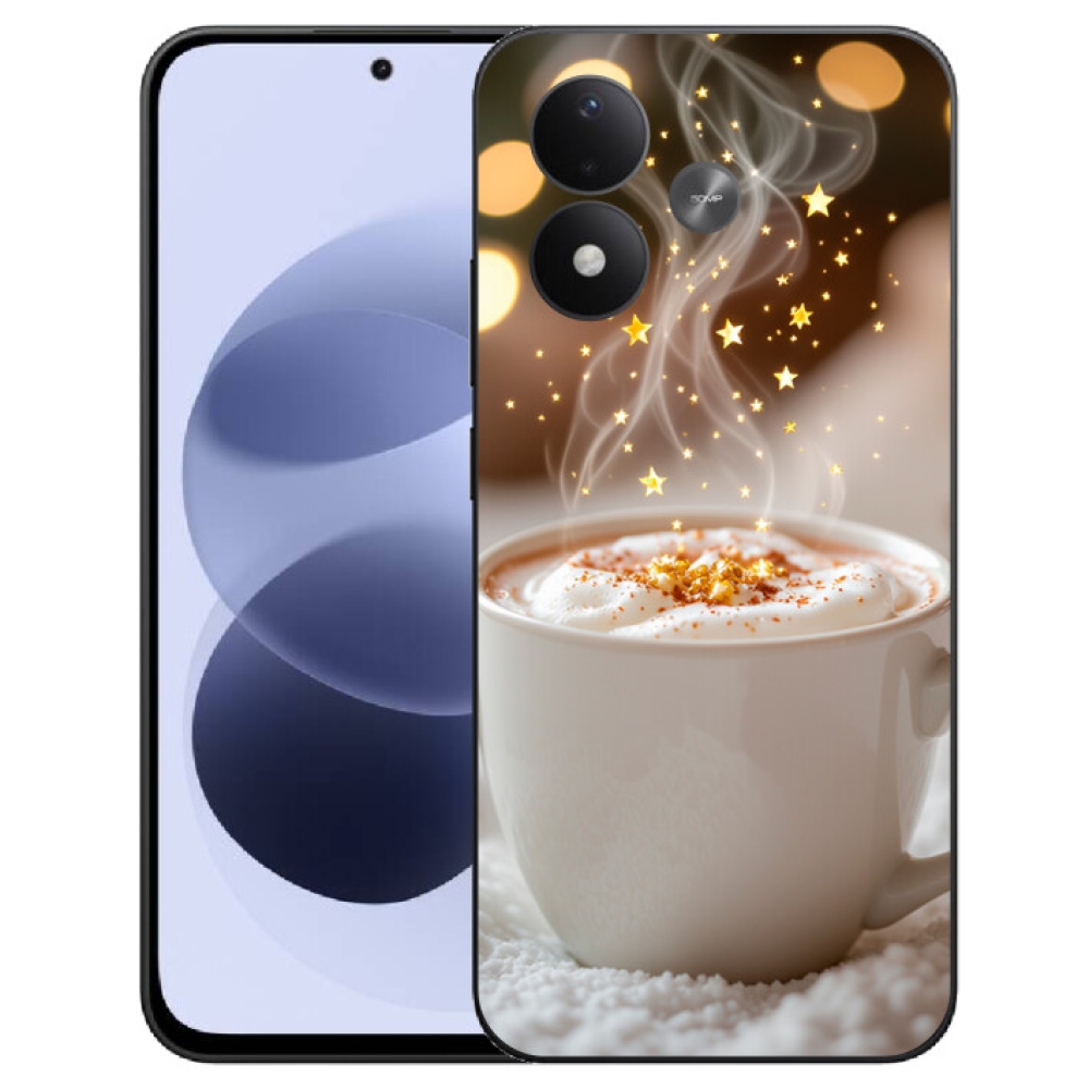 mmCase gél tok a Xiaomi Redmi Note 17 4G/5G-hez – karácsonyi forró ital