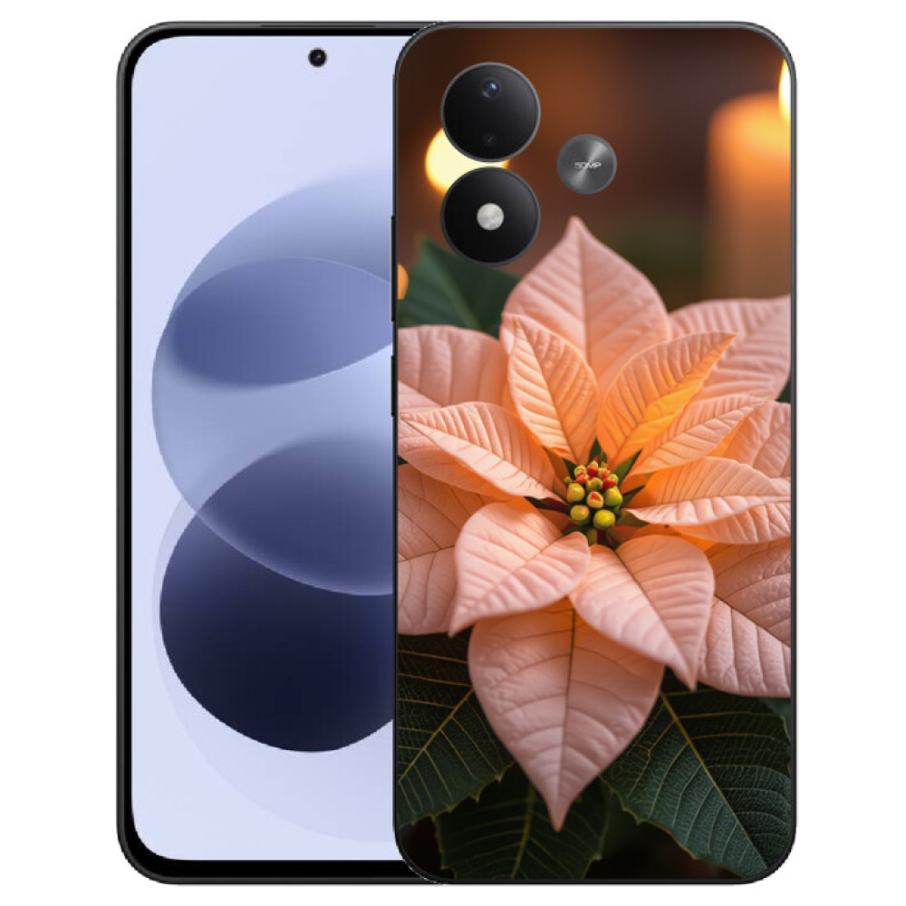 mmCase gél tok a Xiaomi Redmi Note 17 4G/5G-hez – karácsonyi csillag